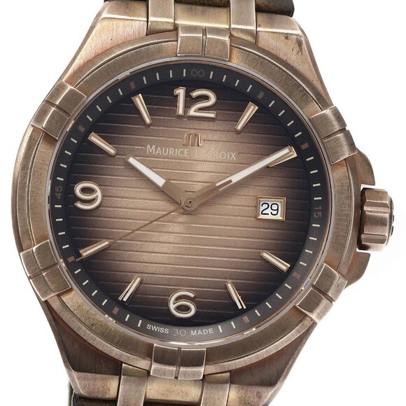 MAURICE LACROIX Aikon Bronze AI1028-BRZ01-720-1 Date Quartz Men's Watch_884985 - Picture 1 of 7